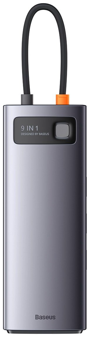 Док-станция Baseus Metal Gleam 9in1 WKWG060013 серый купить,NaN