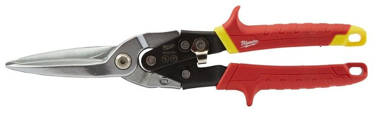Ножницы строительные Milwaukee Long cut straight aviation 48224537 купить,NaN