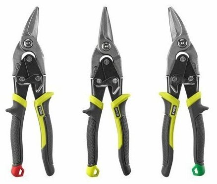 Ножницы строительные RYOBI RHAS3PC 5132006054