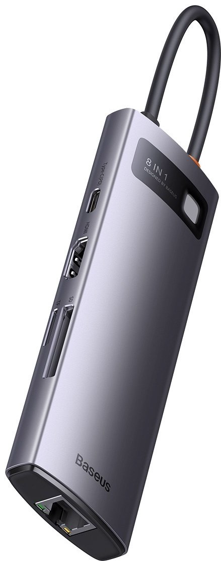 Док-станция Baseus StarJoy 8-Port WKWG080213 серый купить,NaN