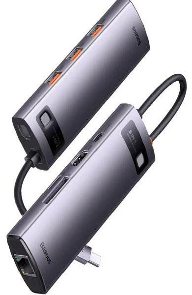 Док-станция Baseus StarJoy 8-Port WKWG080213 серый купить,NaN