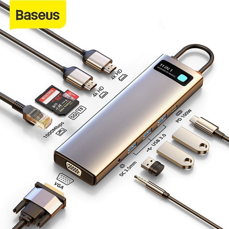 Док-станция Baseus CAHUB-CT0G купить,0