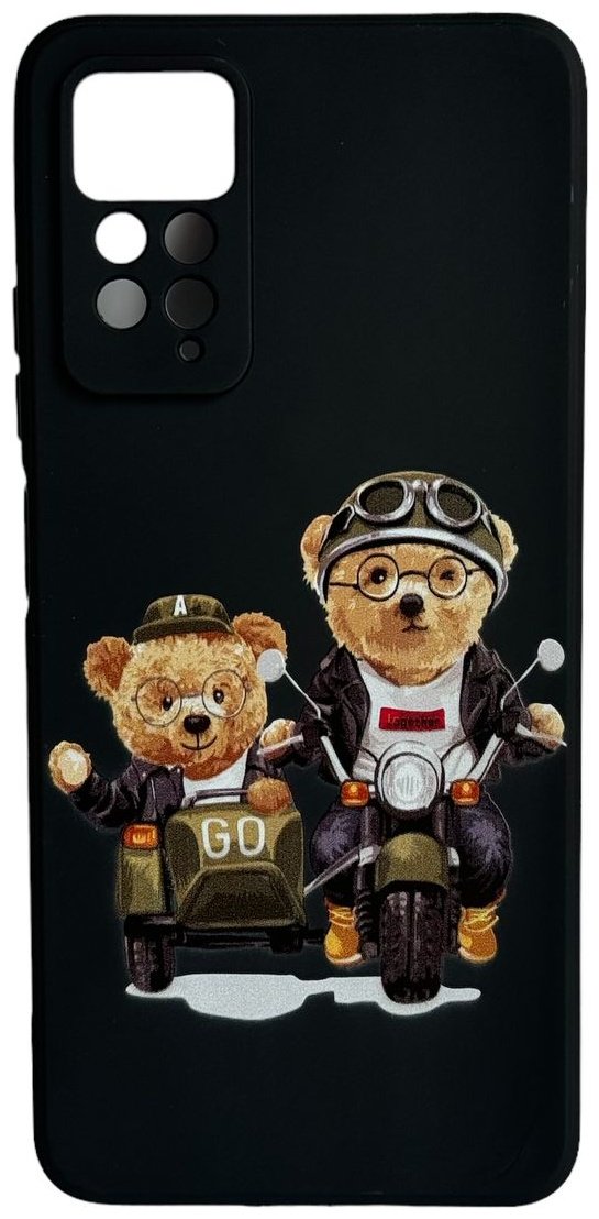 Чехол для Xiaomi Redmi Note 11 Pro черный купить,1281
