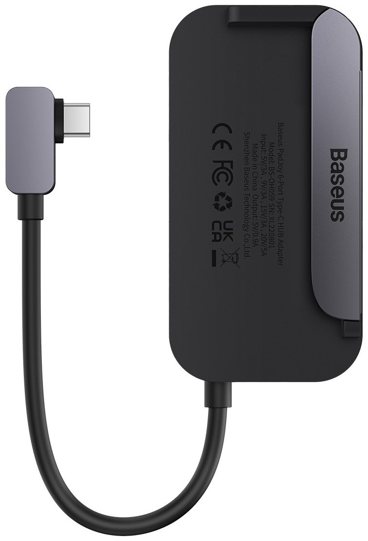 Док-станция Baseus PadJoy 6-Port WKWJ000113 серый купить,0