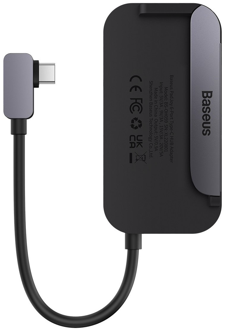 Док-станция Baseus PadJoy 6-Port WKWJ000113 серый купить,NaN