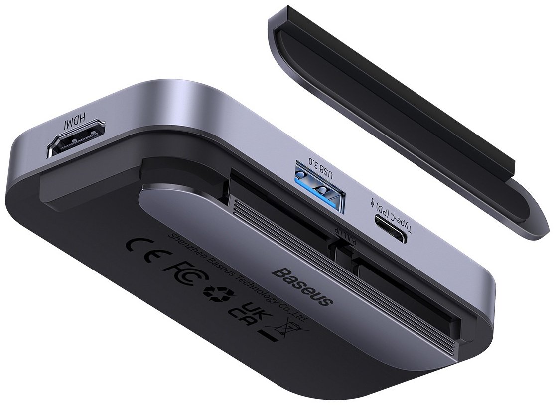 Док-станция Baseus PadJoy 6-Port WKWJ000113 серый купить,0