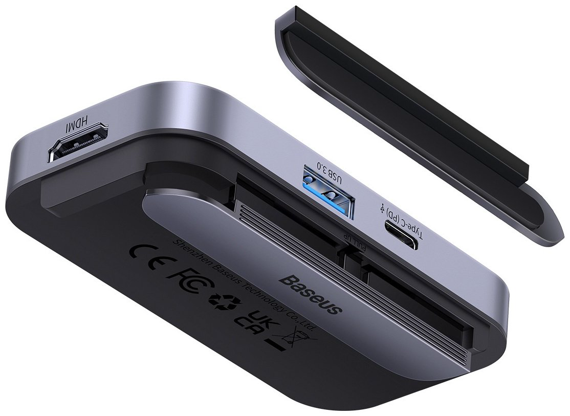 Док-станция Baseus PadJoy 6-Port WKWJ000113 серый купить,NaN