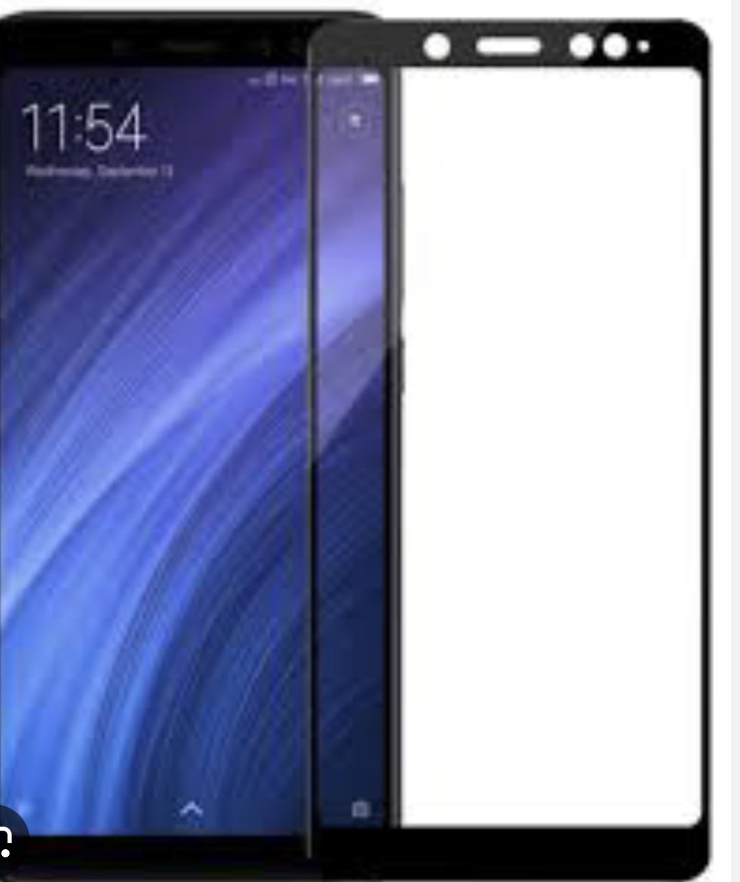 Стекло для Xiaomi Redmi Note 5 Pro черный