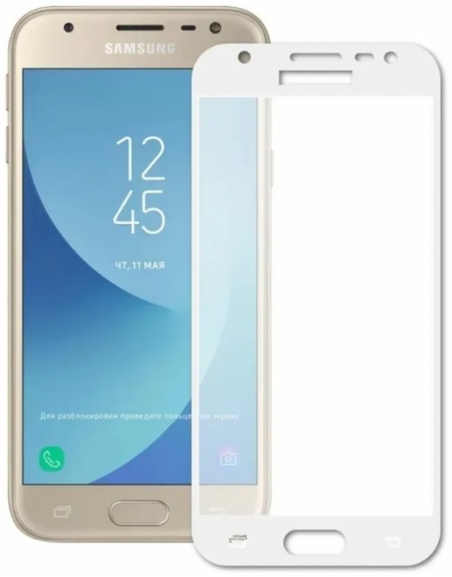 Стекло для Samsung Galaxy J3 (2017) 1429739535 белый