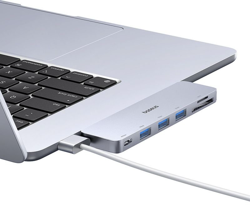 Док-станция Baseus B00052802811-03 серый купить,NaN