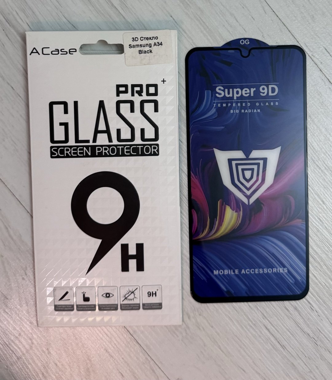 Стекло для Samsung Galaxy A34 5G черный