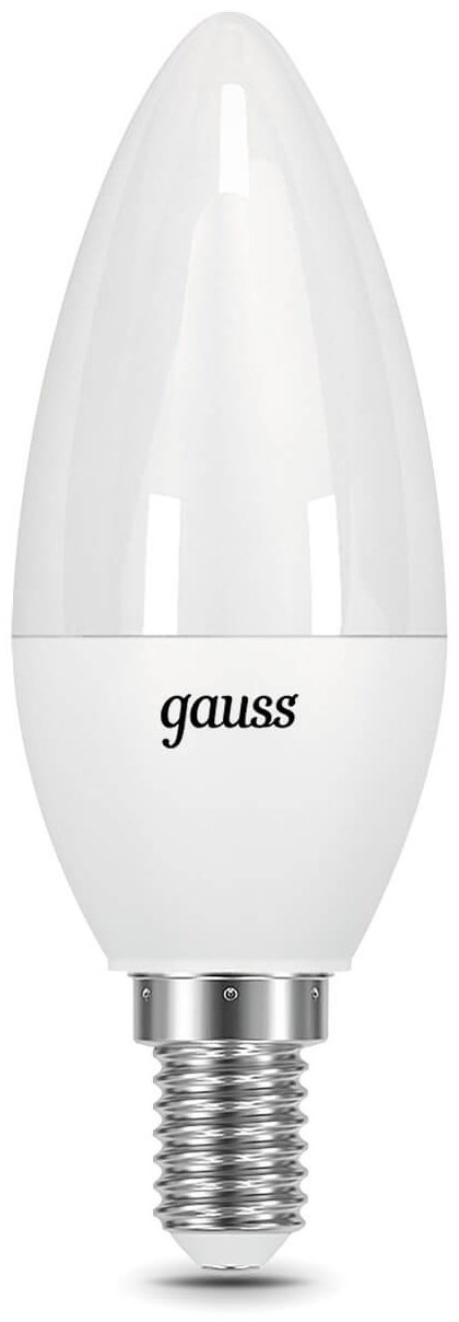 Gauss 9.5W Е14, светодиодная, теплый белый купить,0