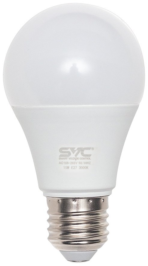 SVC 15W E27, светодиодная, теплый белый