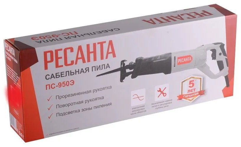 Сабельная пила Ресанта ПС-950Э 75/25/1 купить,NaN