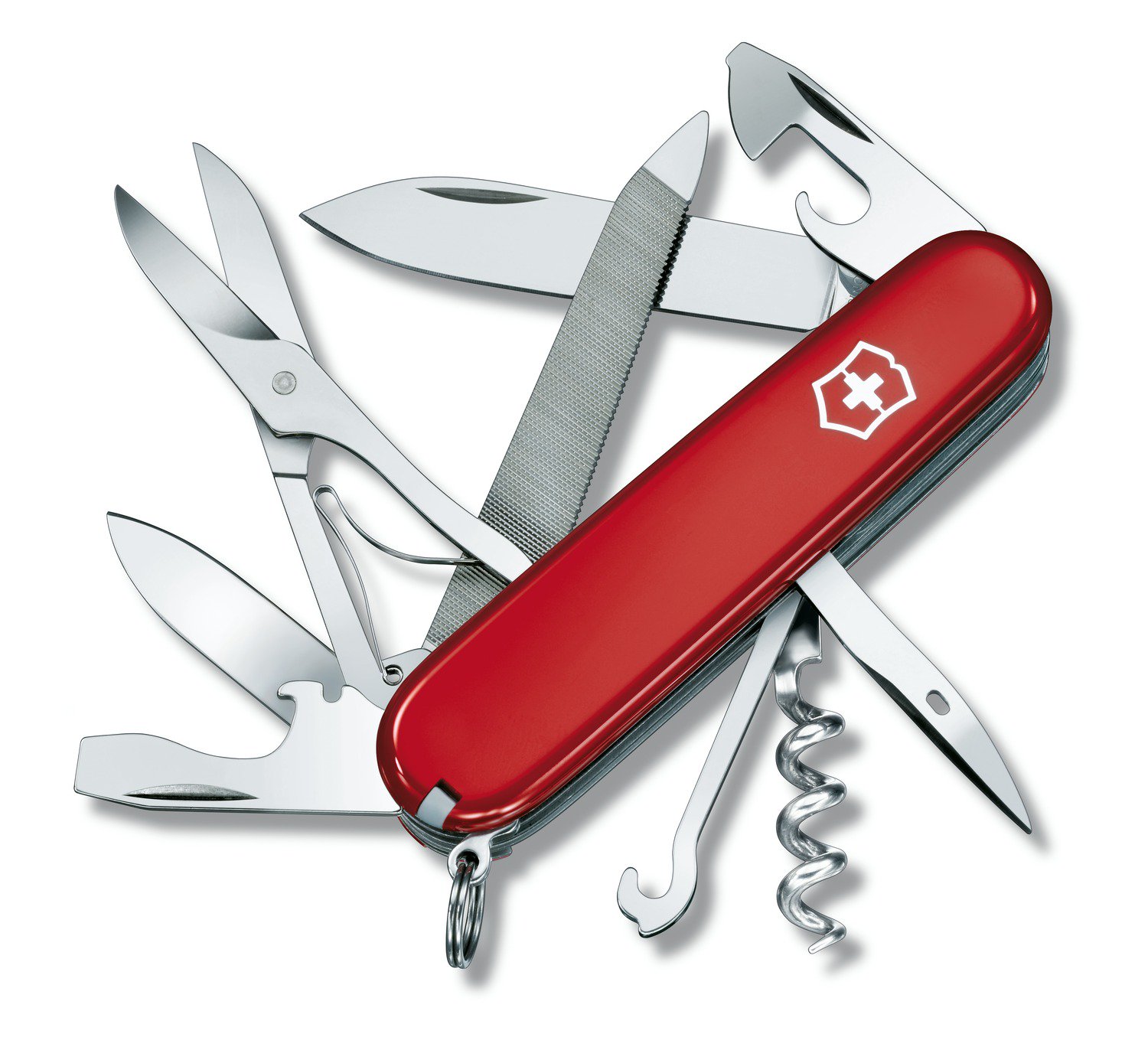 Нож швейцарский Victorinox Mountaineer 1.3743 красный купить,NaN