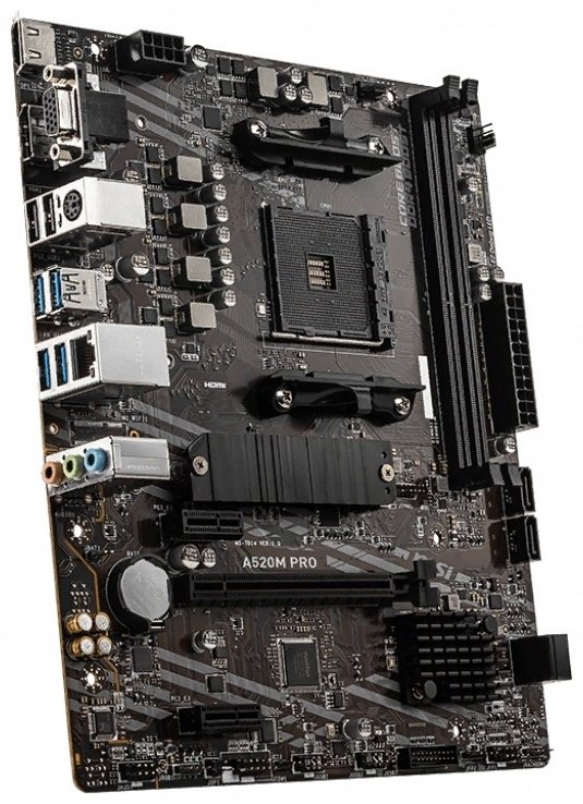 Материнская плата MSI A520M PRO купить,0