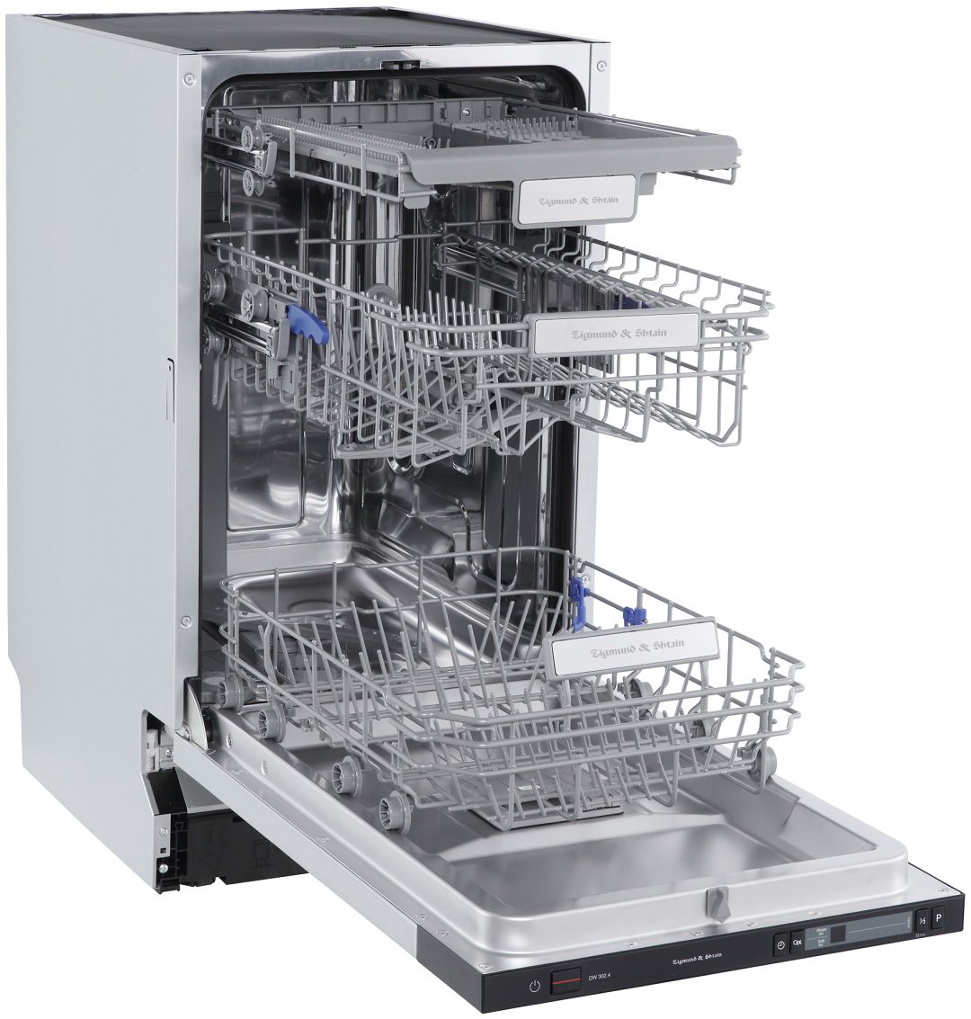 Посудомоечная машина Zigmund &amp; Shtain DW 302.4 серебристый купить,NaN