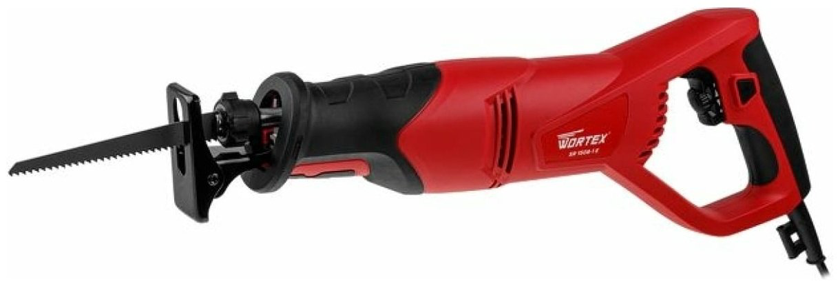 Сабельная пила WORTEX SR 1508-1 E в кор. + 2 пильных полотна (800 Вт, дерево до 150 мм, металл до 12 мм) купить,NaN