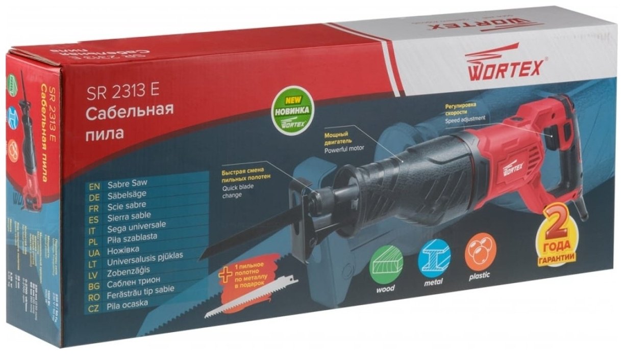 Сабельная пила WORTEX SR 2313 E купить,0