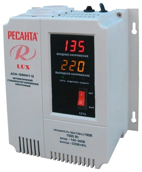 Стабилизатор напряжения Ресанта LUX АСН-1500Н/1-Ц