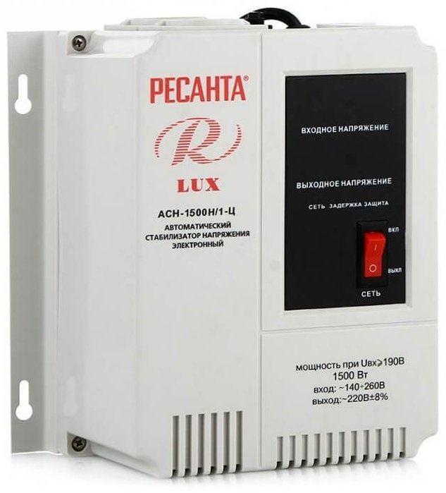 Стабилизатор напряжения Ресанта LUX АСН-1500Н/1-Ц