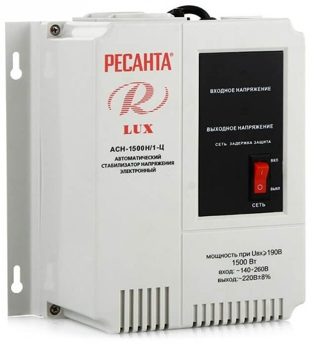Стабилизатор напряжения Ресанта LUX АСН-1500Н/1-Ц купить,NaN