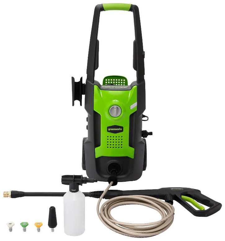 Мойка высокого давления Greenworks электрический 120 бар, 5107007 купить,64990