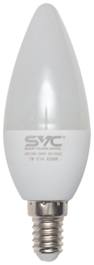 SVC 7W Е14, светодиодная, нейтральный белый
