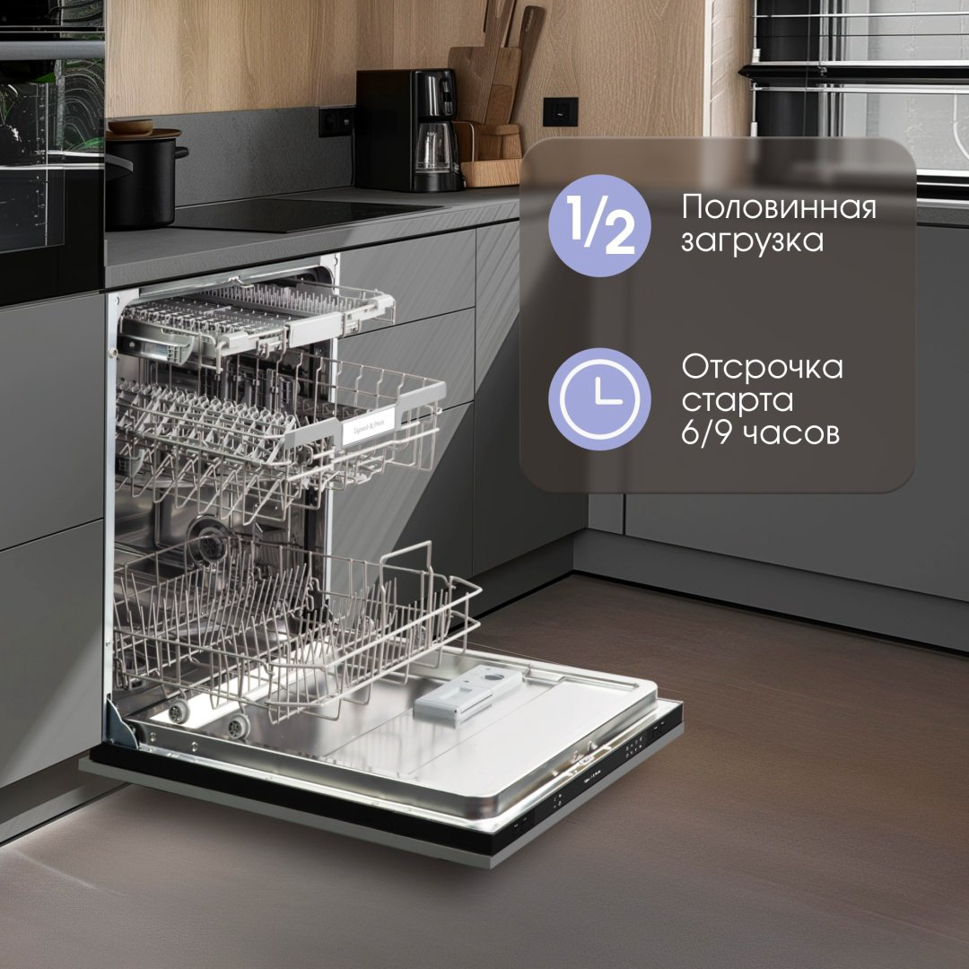 Посудомоечная машина Zigmund &amp; Shtain DW 309.6 серый купить,NaN