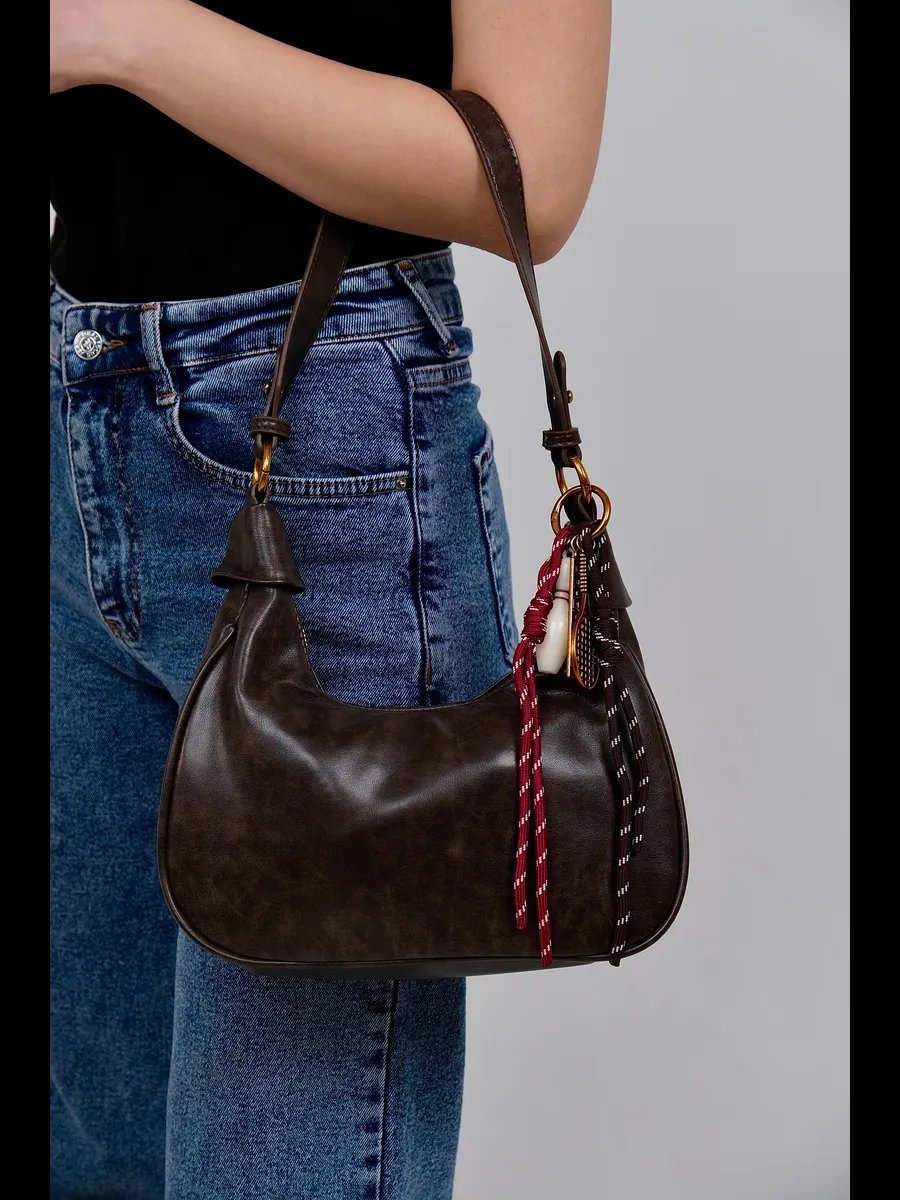 Сумка кросс-боди VELARIA BAGS экокожа коричневый купить,NaN