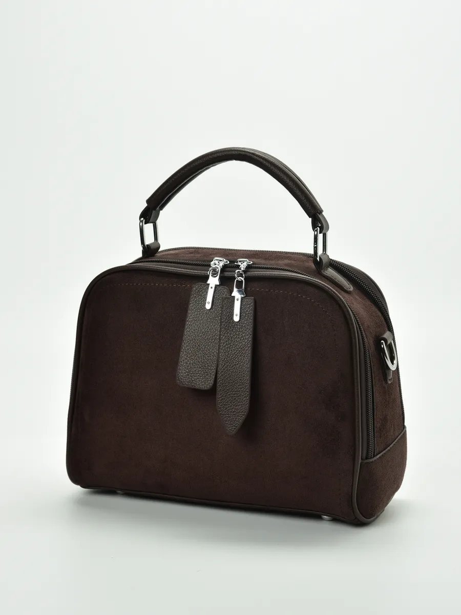 Сумка кросс-боди ToteTrend экокожа коричневый купить,NaN