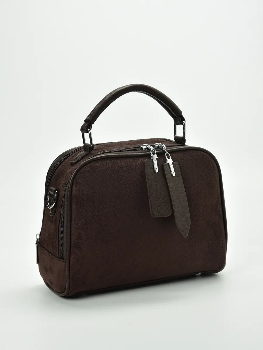 Сумка кросс-боди ToteTrend экокожа коричневый купить,NaN