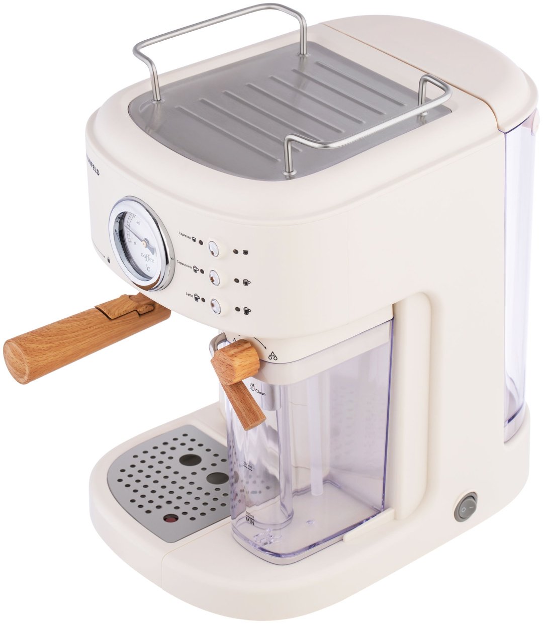 Кофеварка MAUNFELD MF-737BG PRO белый - ForteMarket Кофеварка MAUNFELD MF-737BG PRO белый купить,0