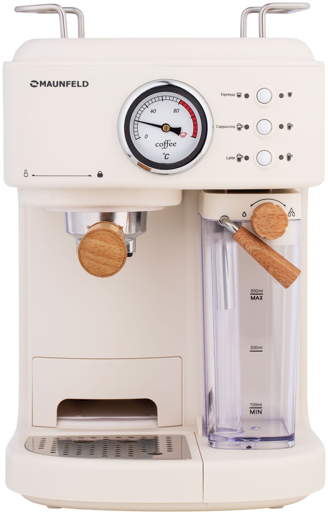 Кофеварка MAUNFELD MF-737BG PRO белый - ForteMarket Кофеварка MAUNFELD MF-737BG PRO белый купить,0