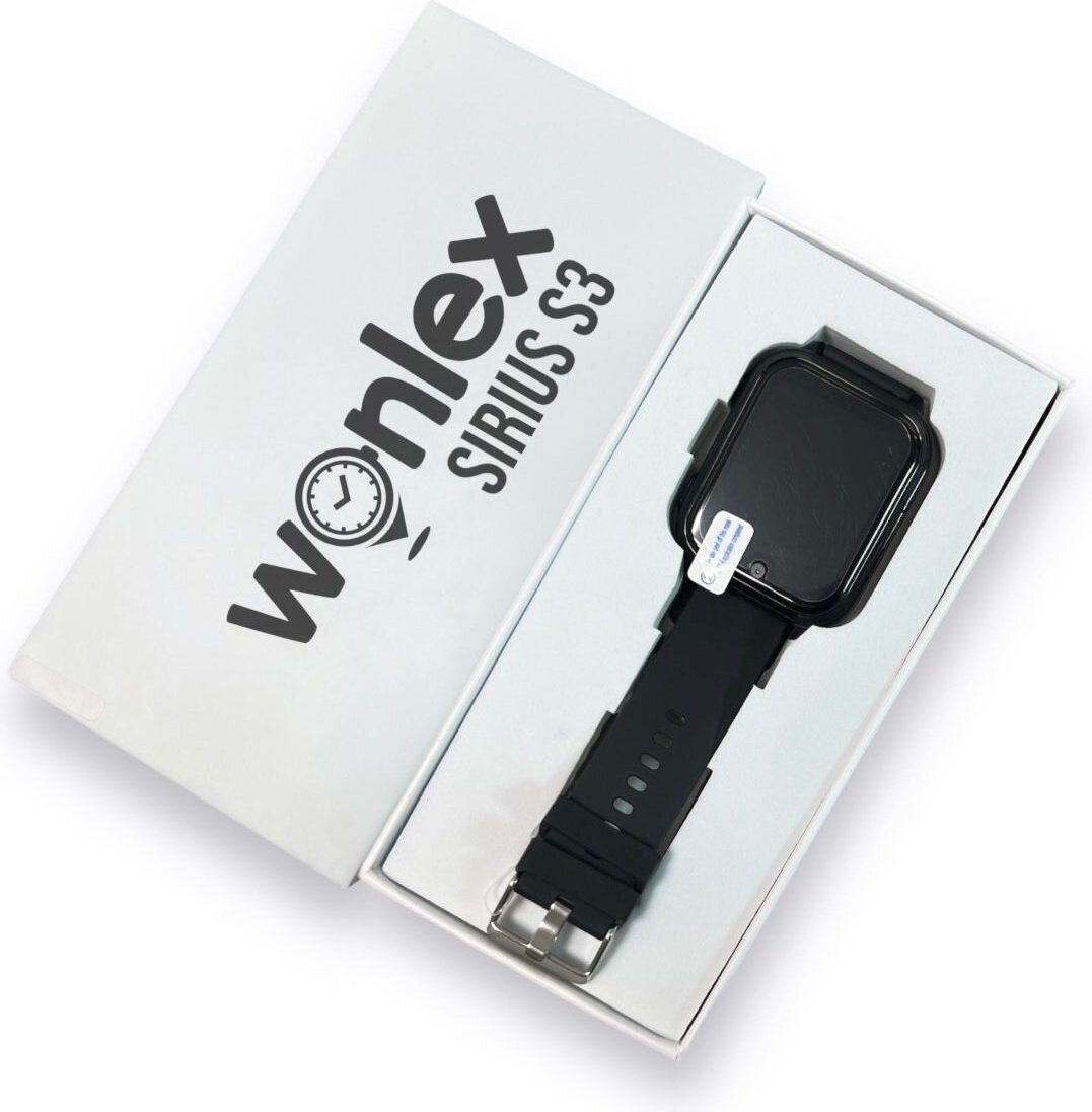 Смарт-часы Wonlex Sirius S3 45 мм черный купить,0
