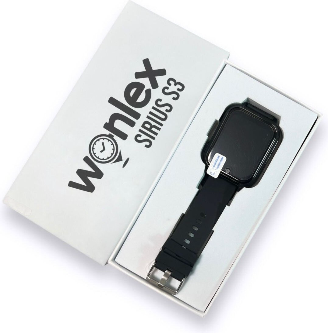 Смарт-часы Wonlex Sirius S3 45 мм черный купить,NaN