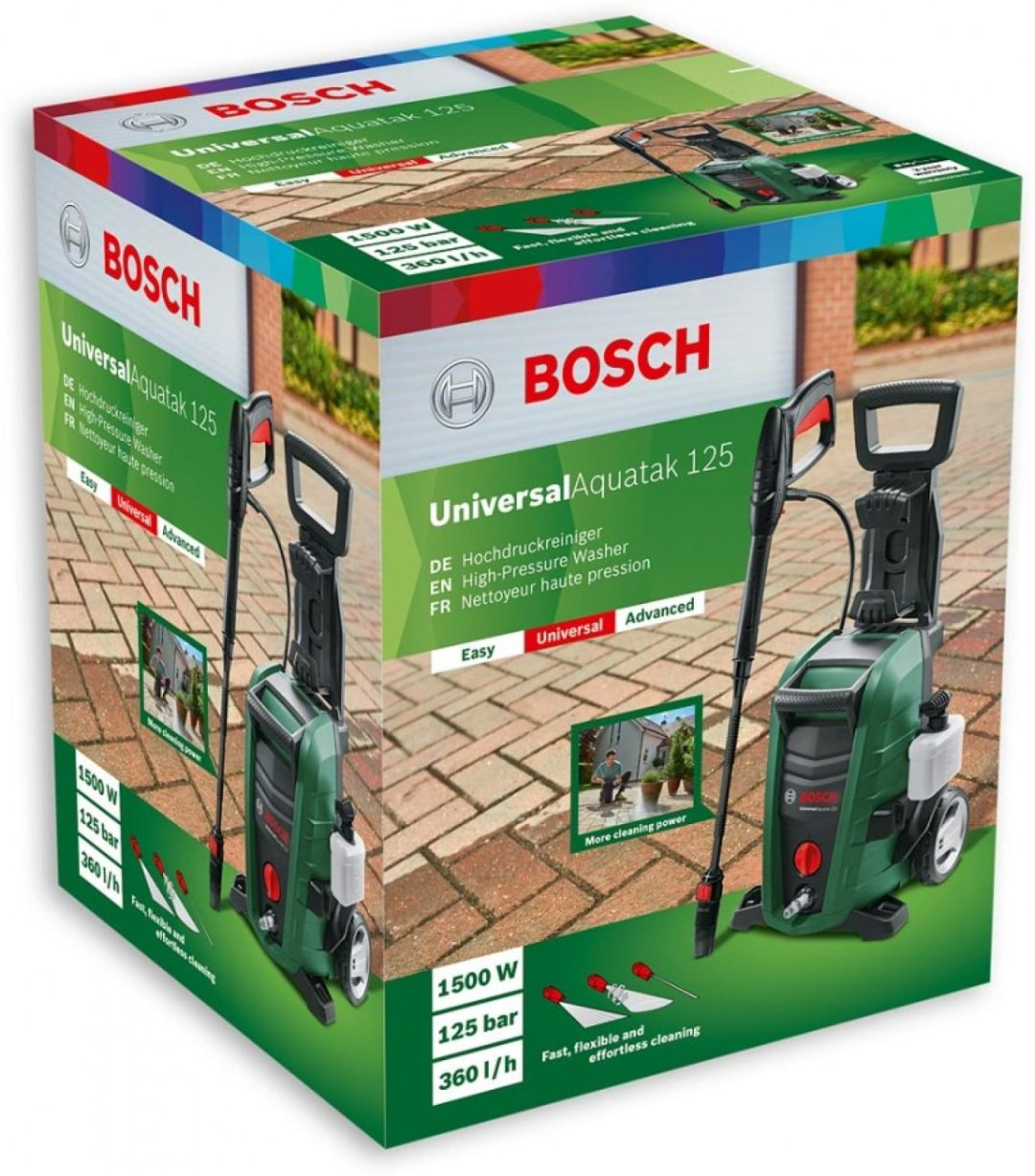Мойка высокого давления Bosch электрический 125 бар, 06008A7A00 купить,NaN