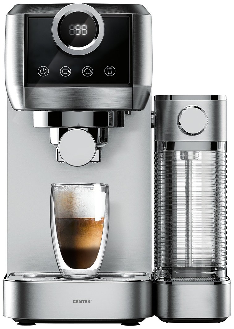 Кофеварка CENTEK CT-1170 серебристый - ForteMarket Кофеварка CENTEK CT-1170 серебристый купить,0