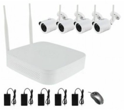 Комплект видеонаблюдения Cantonk 4+1 NVRPG420RH10 2MP, 4CH, IP, POE 1280x720 купить,NaN