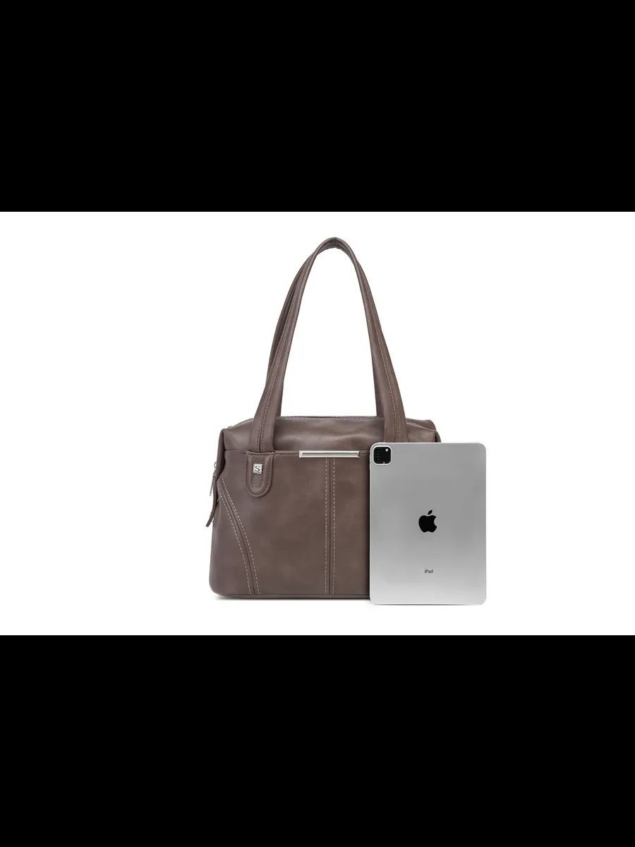 Мини-сумка MiniBags экокожа коричневый купить,NaN