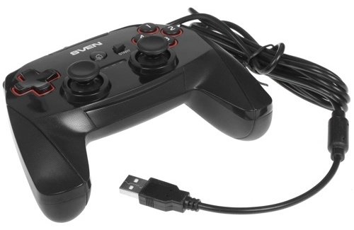 Игровой контроллер SVEN GC-250 черный - ForteMarket Игровой контроллер SVEN GC-250 черный купить,0