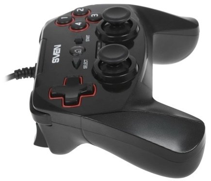 Игровой контроллер SVEN GC-250 черный - ForteMarket Игровой контроллер SVEN GC-250 черный купить,0
