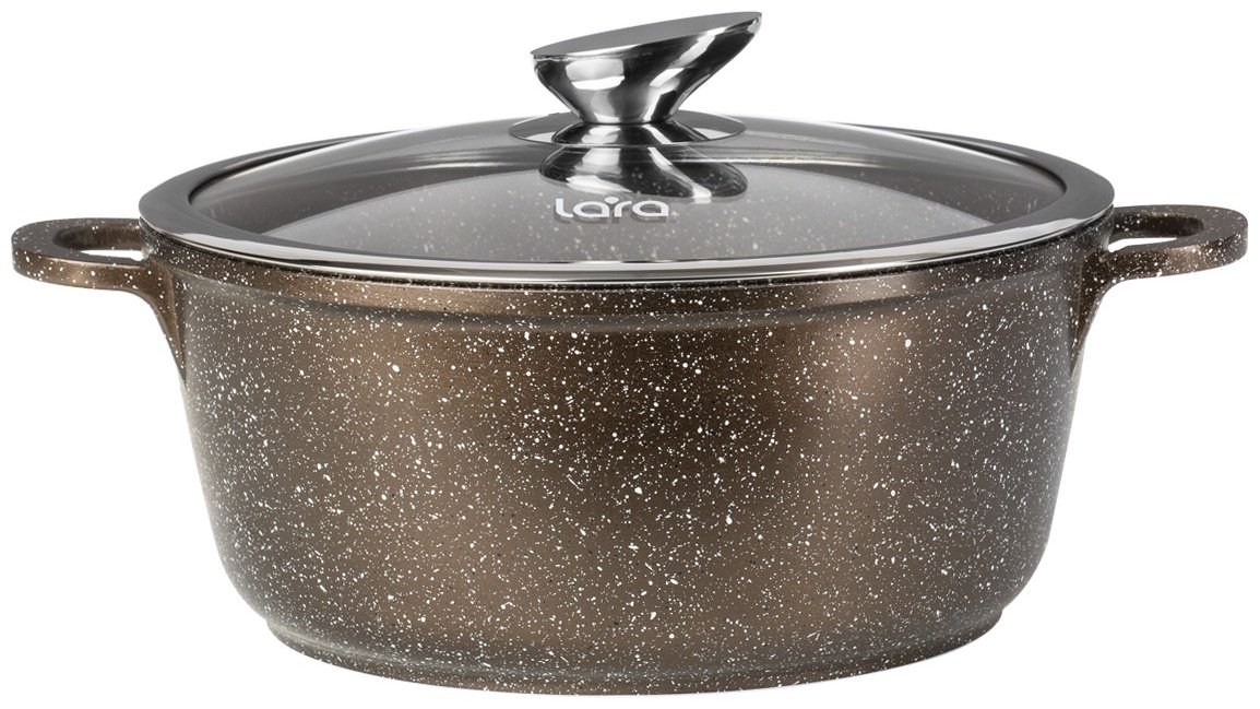 Кастрюля 3.1 л, LARA LR02-203 Choco алюминий
