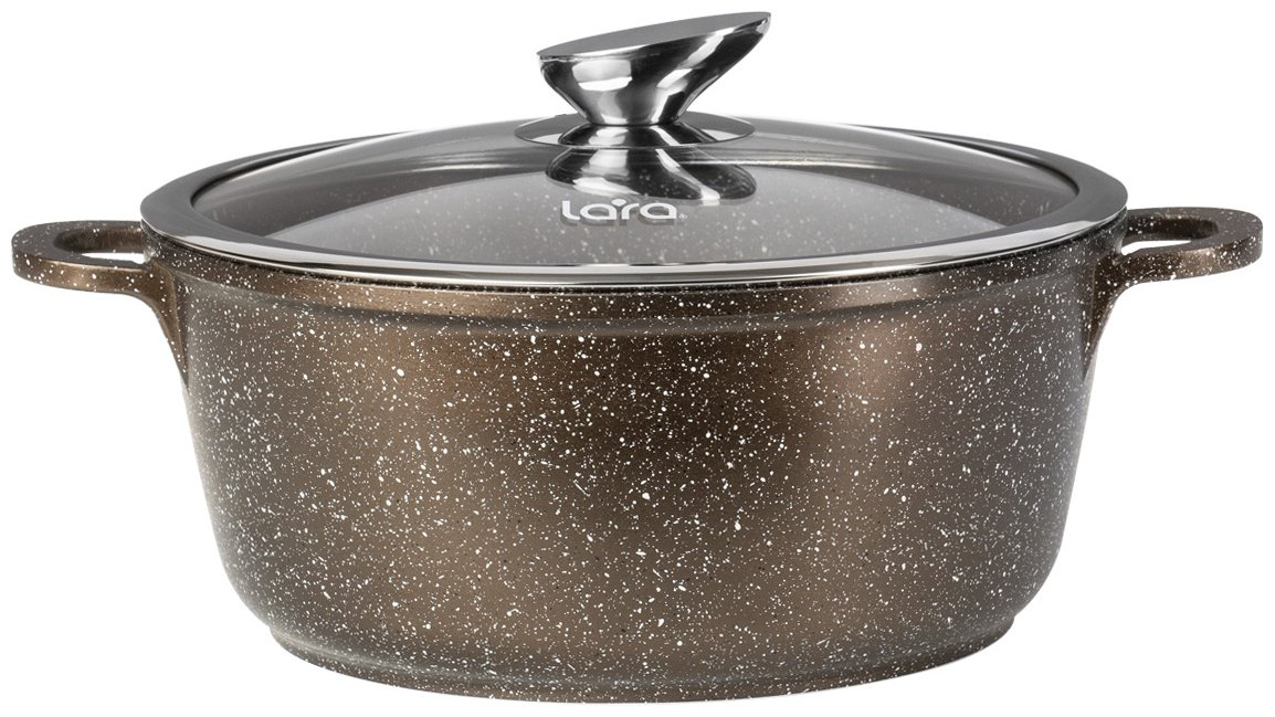 Кастрюля 3.1 л, LARA LR02-203 Choco алюминий