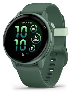 Смарт-часы Garmin Vivoactive 6 42 мм зеленый