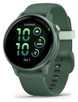 Смарт-часы Garmin Vivoactive 6 42 мм зеленый