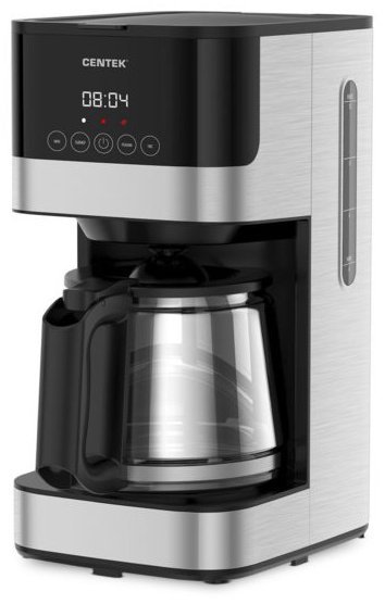 Кофеварка CENTEK CT-1150 черный, стальной