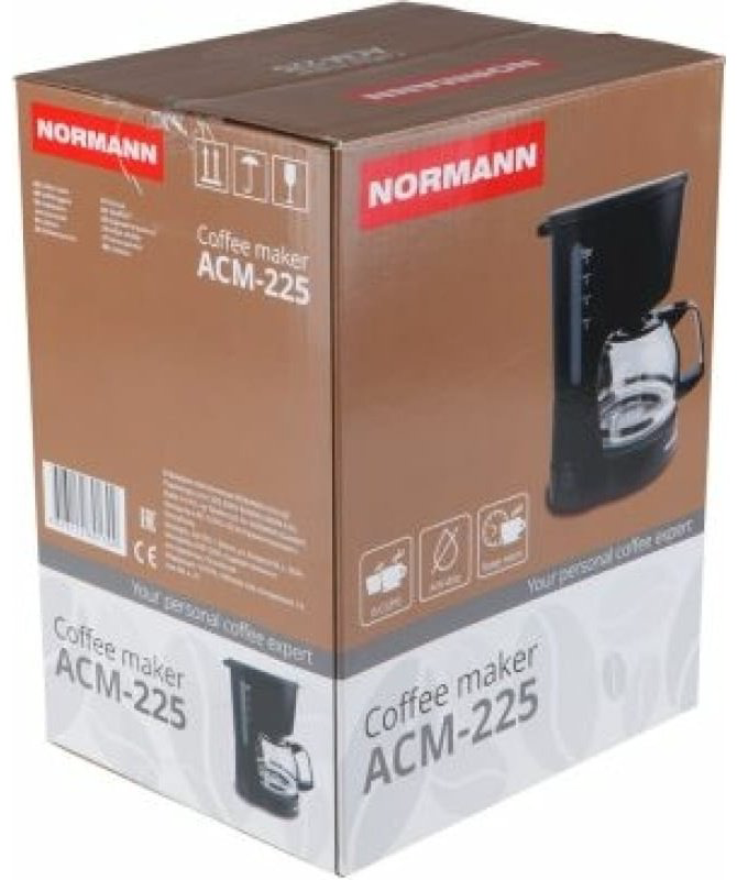 Кофеварка Normann ACM-225 черный купить,NaN