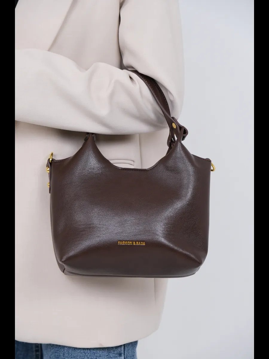 Сумка кросс-боди VELARIA BAGS экокожа коричневый купить,NaN