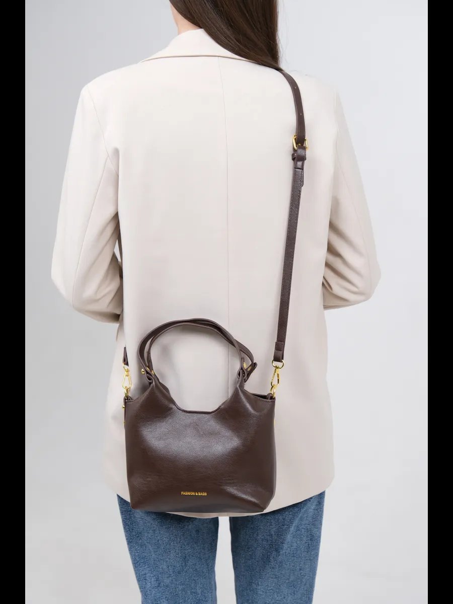 Сумка кросс-боди VELARIA BAGS экокожа коричневый купить,NaN
